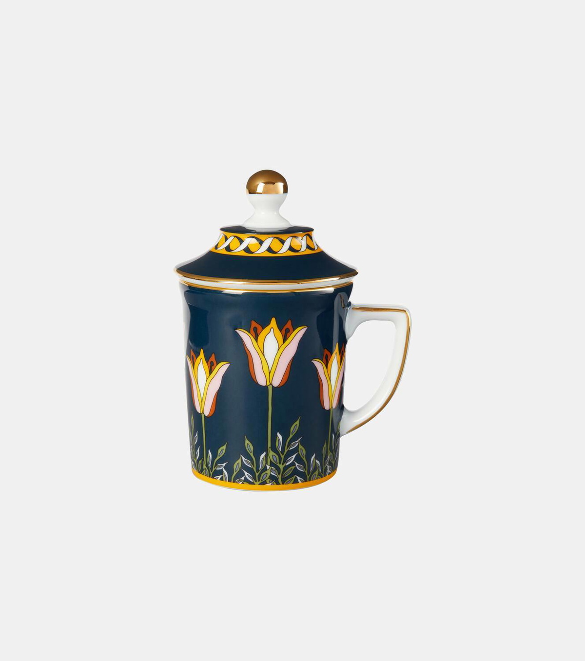 La DoubleJ Tyrrhenian Tulips porcelain mug