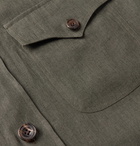 Rubinacci - Sahariana Linen Jacket - Green