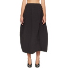 Studio Nicholson Brown Bryde Midi Skirt