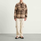 KAVU Men's McCord Creek Fleece Overshirt in Moonstone