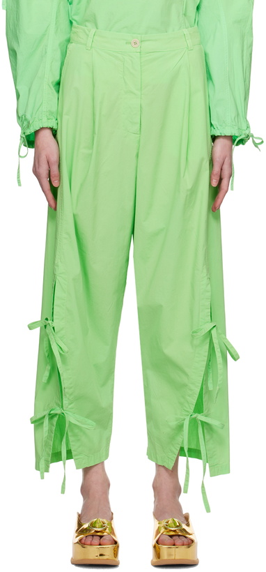 Photo: Henrik Vibskov Green Siesta Trousers