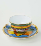 Dolce&Gabbana Casa Porcelain espresso cup and saucer set