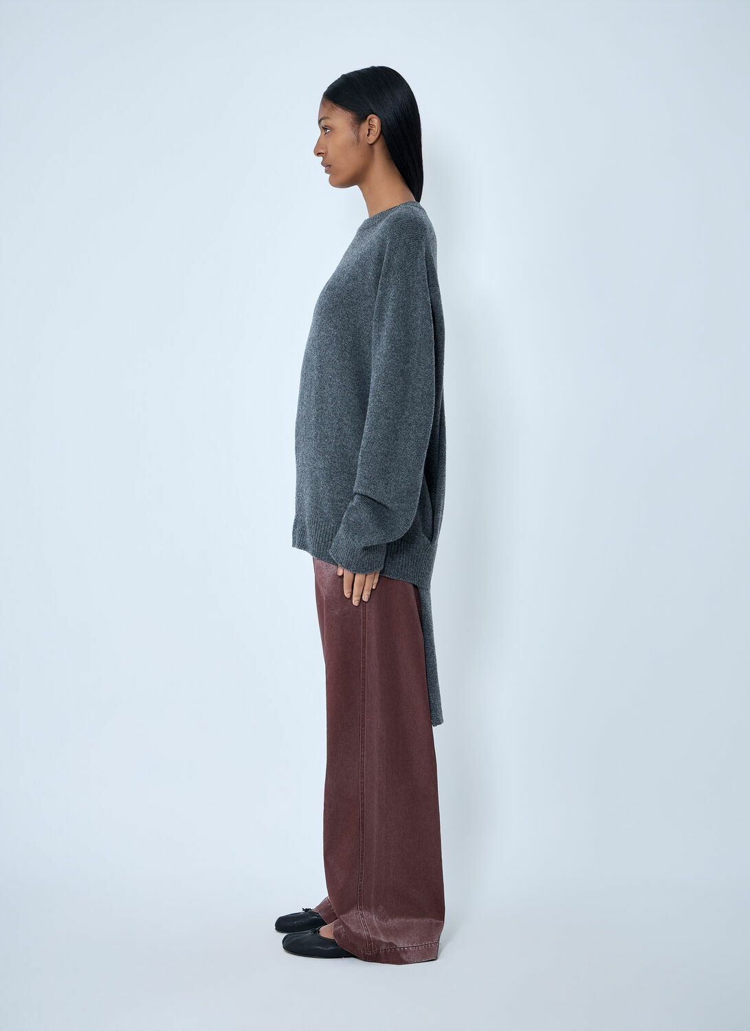 Issey Miyake Oversized Knit Sweater