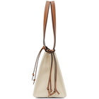 Loewe Off-White Canvas Small Cushion Tote