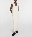 The Row Folosa knitted silk maxi dress