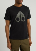 Moose Knuckles Chamblee Logo Cotton T-shirt Black