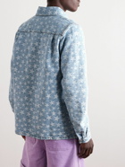 ERL - Denim-Jacquard Overshirt - Blue