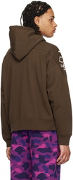 BAPE Brown Football Hoodie