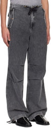 Dion Lee Black Relaxed Jeans