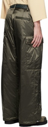 A. A. Spectrum Khaki Spaced Cargo Pants