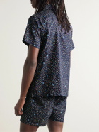 Derek Rose - Ledbury 59 Printed Cotton Pyjama Set - Blue