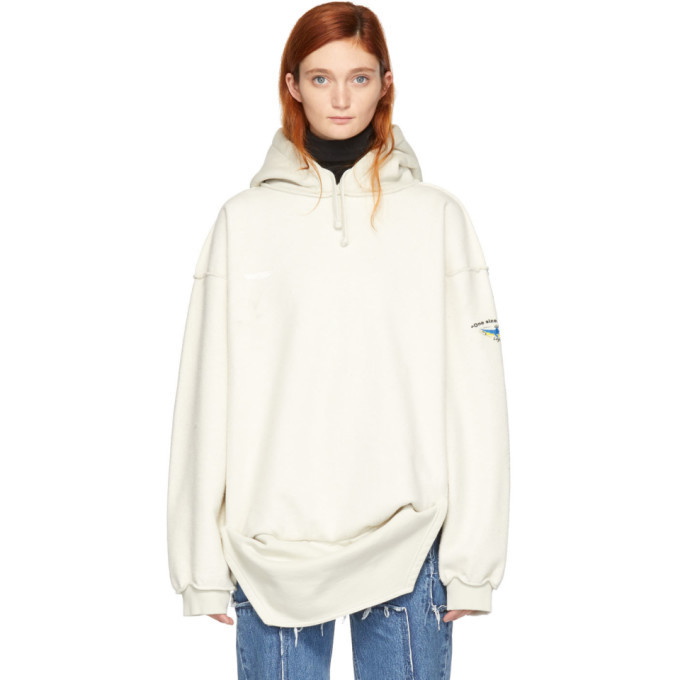 Photo: Vetements Off-White Inside-Out Shark Hoodie