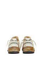 GOLDEN GOOSE - Running Dad Leather & Nylon Sneakers