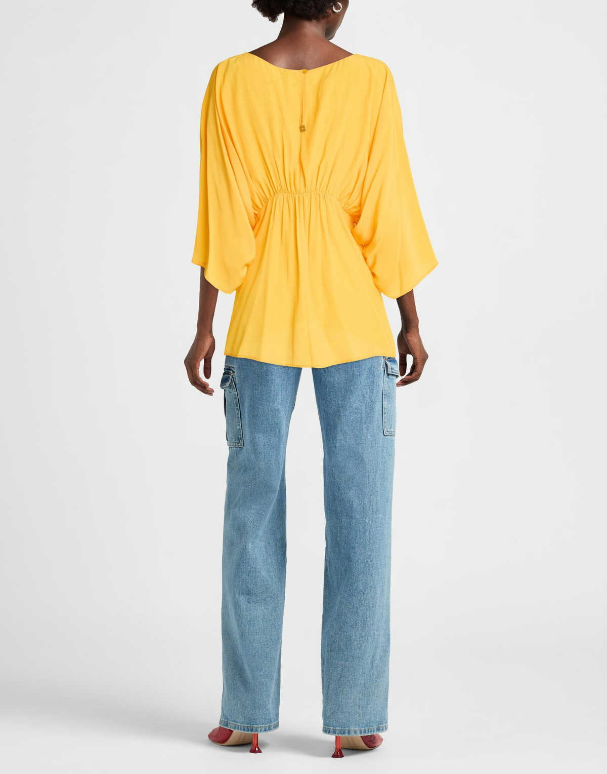 Manila Grace Womens Top Marigold