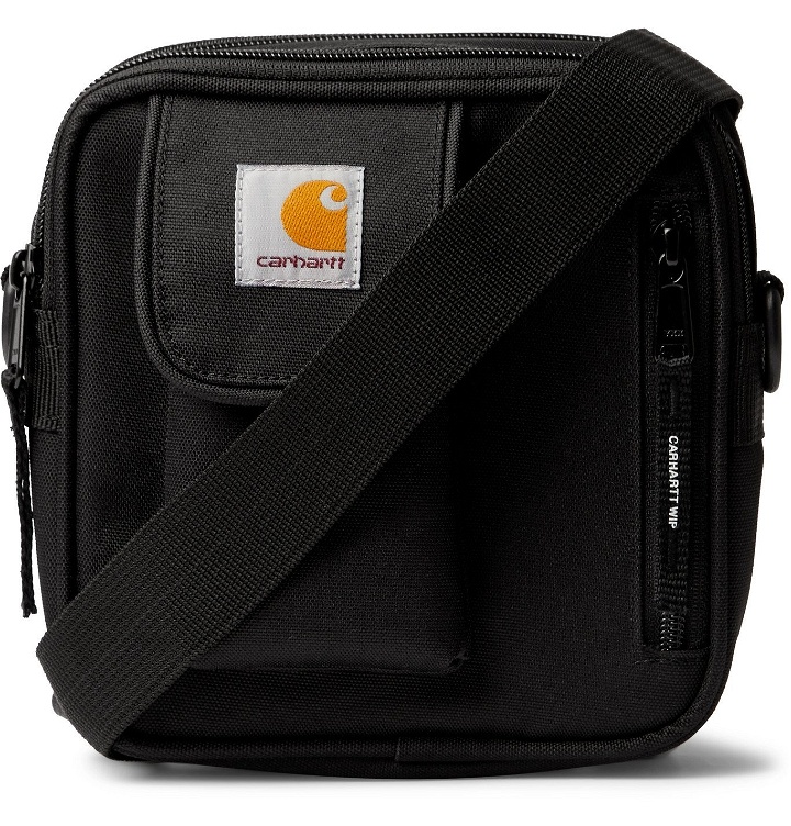 Photo: Carhartt WIP - Essentials Logo-Appliquéd Canvas Messenger Bag - Black