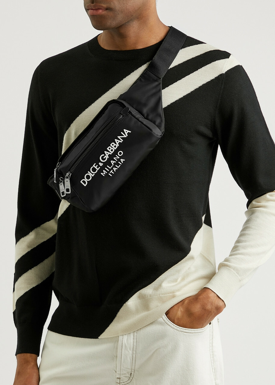 Dolce & Gabbana Logo Nylon Belt bag - Black - One Size