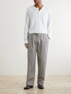 Derek Rose - Ledbury 96 Printed Cotton-Poplin Pyjama Trousers - Brown