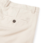 AMI - Slim-Fit Cotton-Twill Bermuda Shorts - Cream