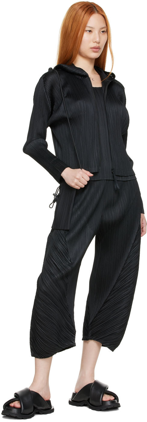 Pleats Please Issey Miyake Black Glow Trousers Pleats Please Issey