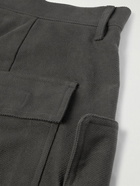 Rick Owens - Stefan Wide-Leg Brushed Cotton-Drill Cargo Trousers - Gray