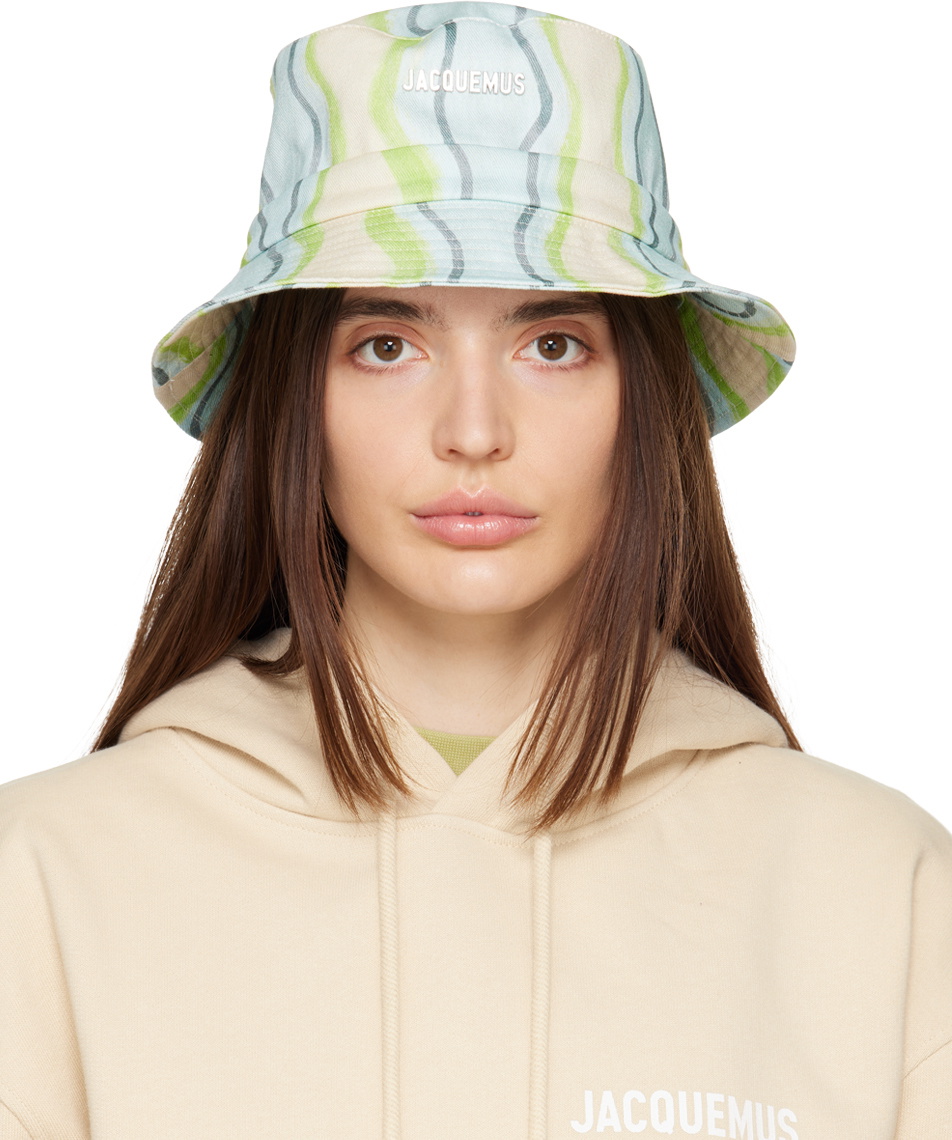 Jacquemus Multicolor Le Raphia 'Le Bob Gadjo' Beach Hat Jacquemus