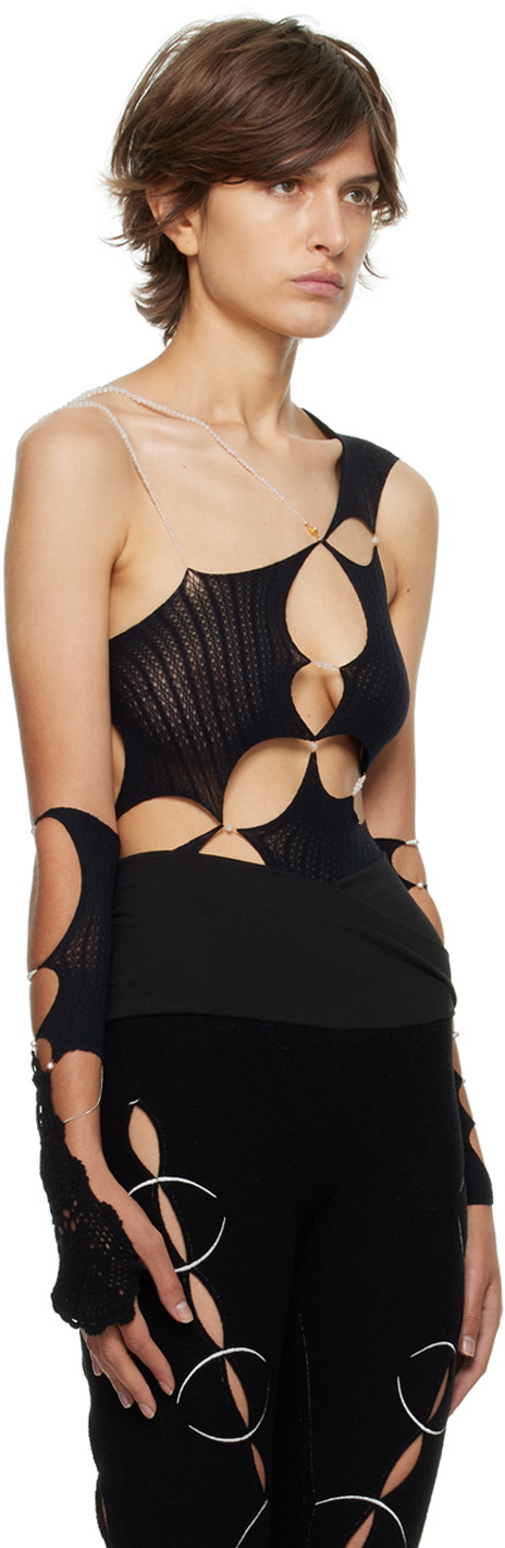 Rui Black Cut Out Bodysuit