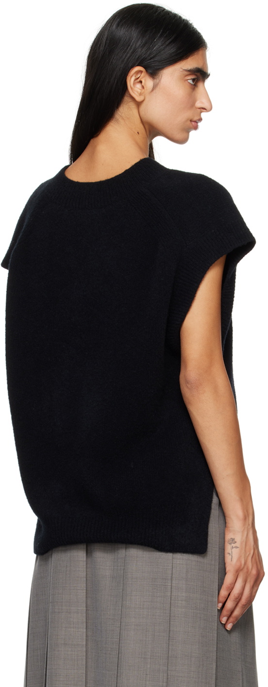 Studio Nicholson Black Poros Vest