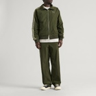 Thug Club Men's Triple Line Stud Track Jacket in Khaki