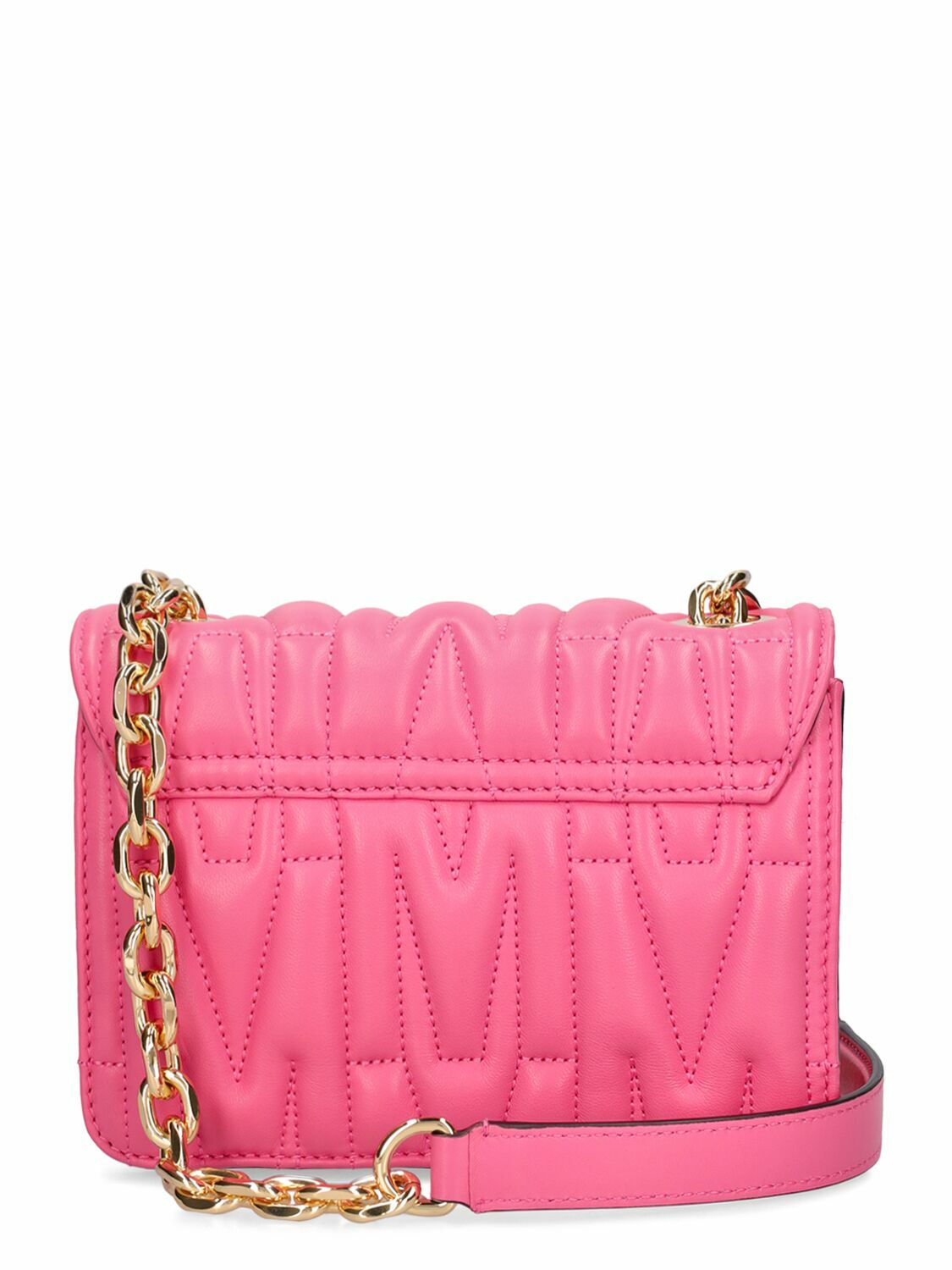 MOSCHINO - Quilted Leather Shoulder Bag Moschino