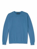 Thom Sweeney - Cotton-Jersey Sweatshirt - Blue