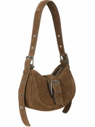 OSOI Hobo Brocle Nubuck Shoulder Bag