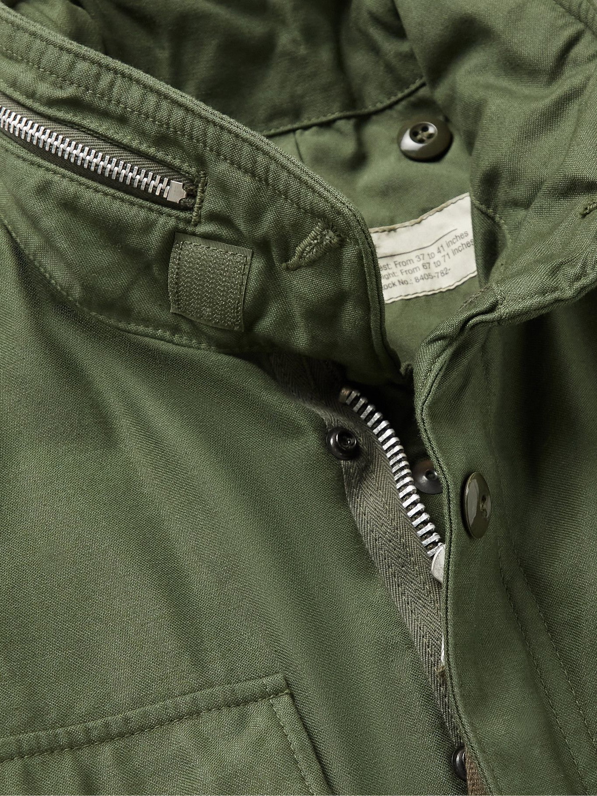 THE REAL MCCOY'S - M-65 Cotton-Sateen Field Jacket - Green