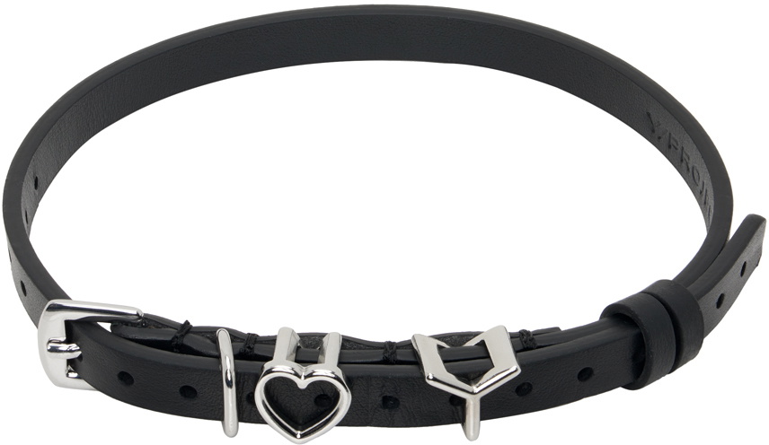 Y/Project Black Y Heart Belt Choker