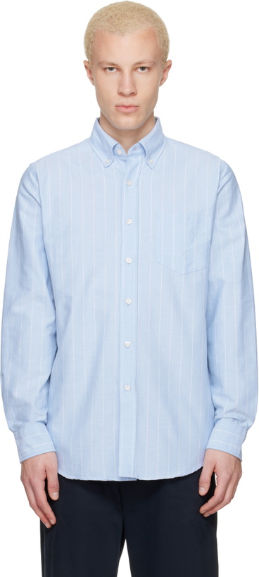 Photo: Noah Blue Lightweight Oxford Shirt
