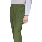 Tibi SSENSE Exclusive Green Eamon Pull-On Trousers