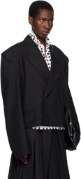 VAQUERA Black Slouchy Blazer