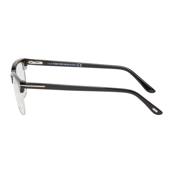 Tom Ford Black and Silver TF-5504 Glasses