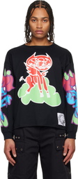 Chopova Lowena Black Cloud Oversized Jersey T-shirt