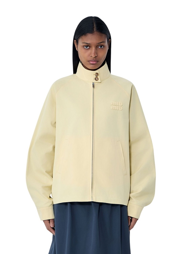 Photo: Miu Miu High-Neck Zip Jacket