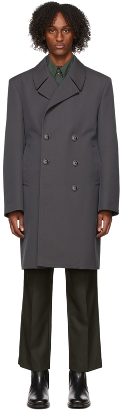 Photo: Lemaire Grey Boxy Coat