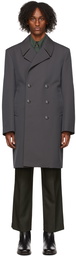 Lemaire Grey Boxy Coat