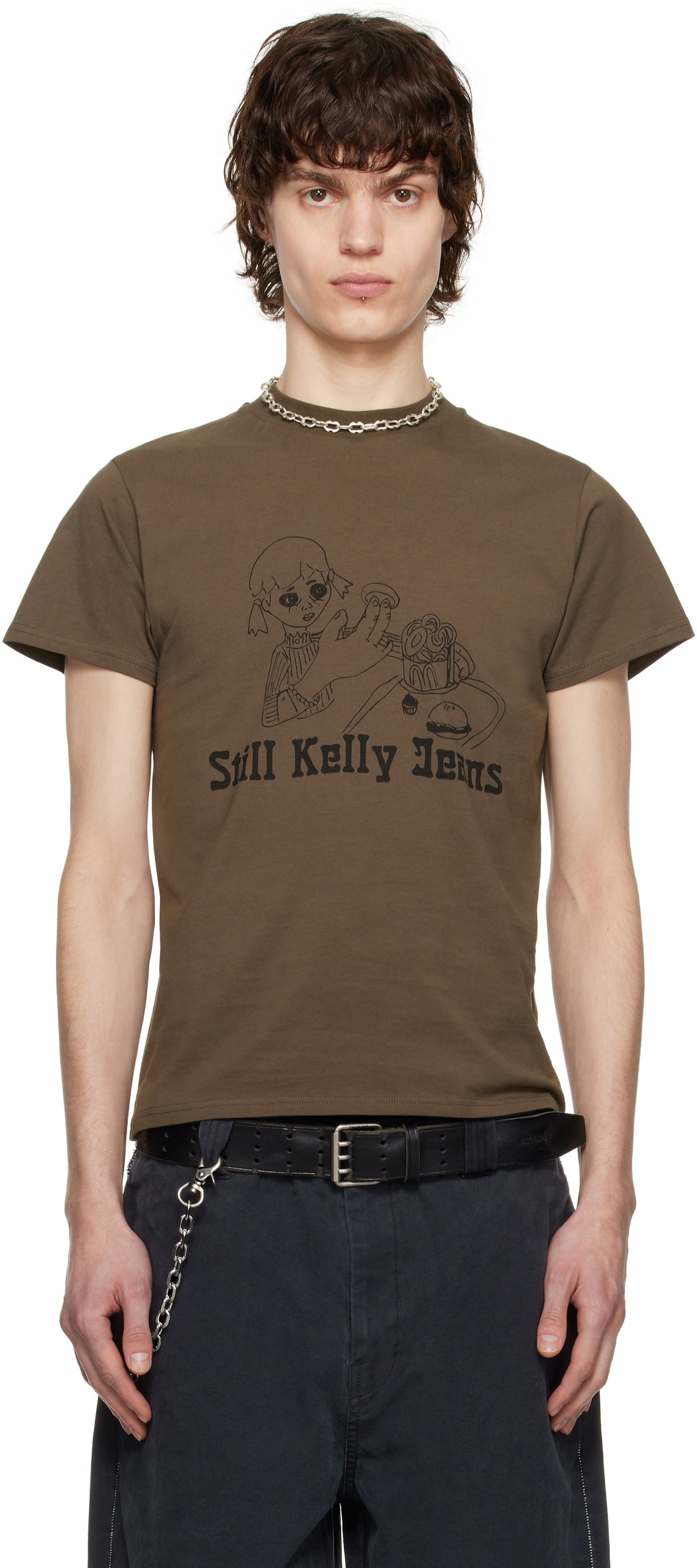 Still Kelly Brown 'SK Jeans' Baby T-shirt