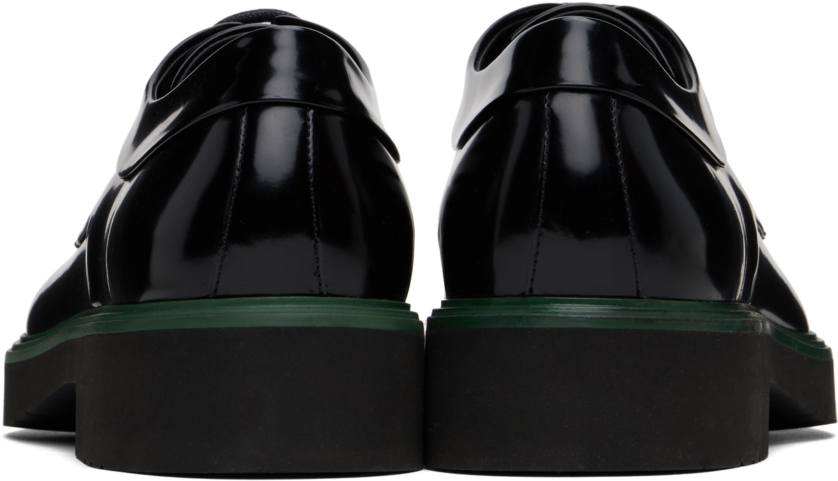 Ferragamo Black Ornament Derbys