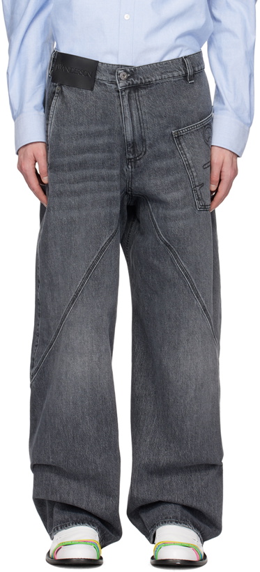 Photo: JW Anderson Gray Twisted Workwear Jeans
