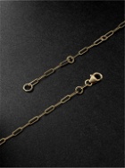 Foundrae - Mini Reverie Crest Gold Diamond Necklace