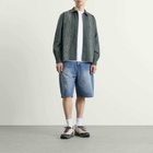Butter Goods Men's Fade Button Up Shirt in Washed Navy