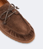 Hogan Suede boat shoes