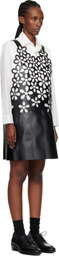 Noir Kei Ninomiya Black Petal Midi Dress