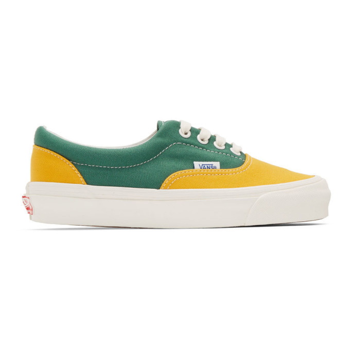 Photo: Vans Yellow and Green OG Era LX Sneakers