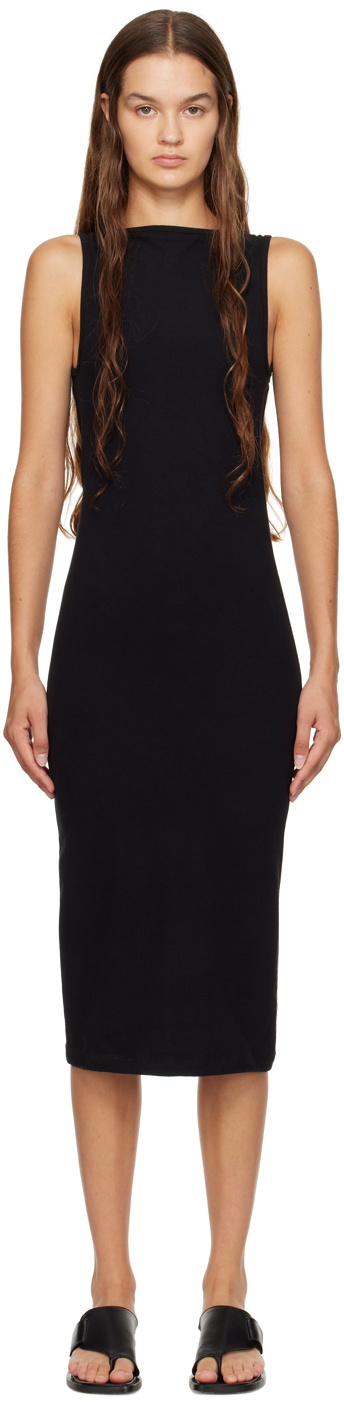 Gil Rodriguez Gil Rodriguez Black Valentina Midi Dress Gil Rodriguez